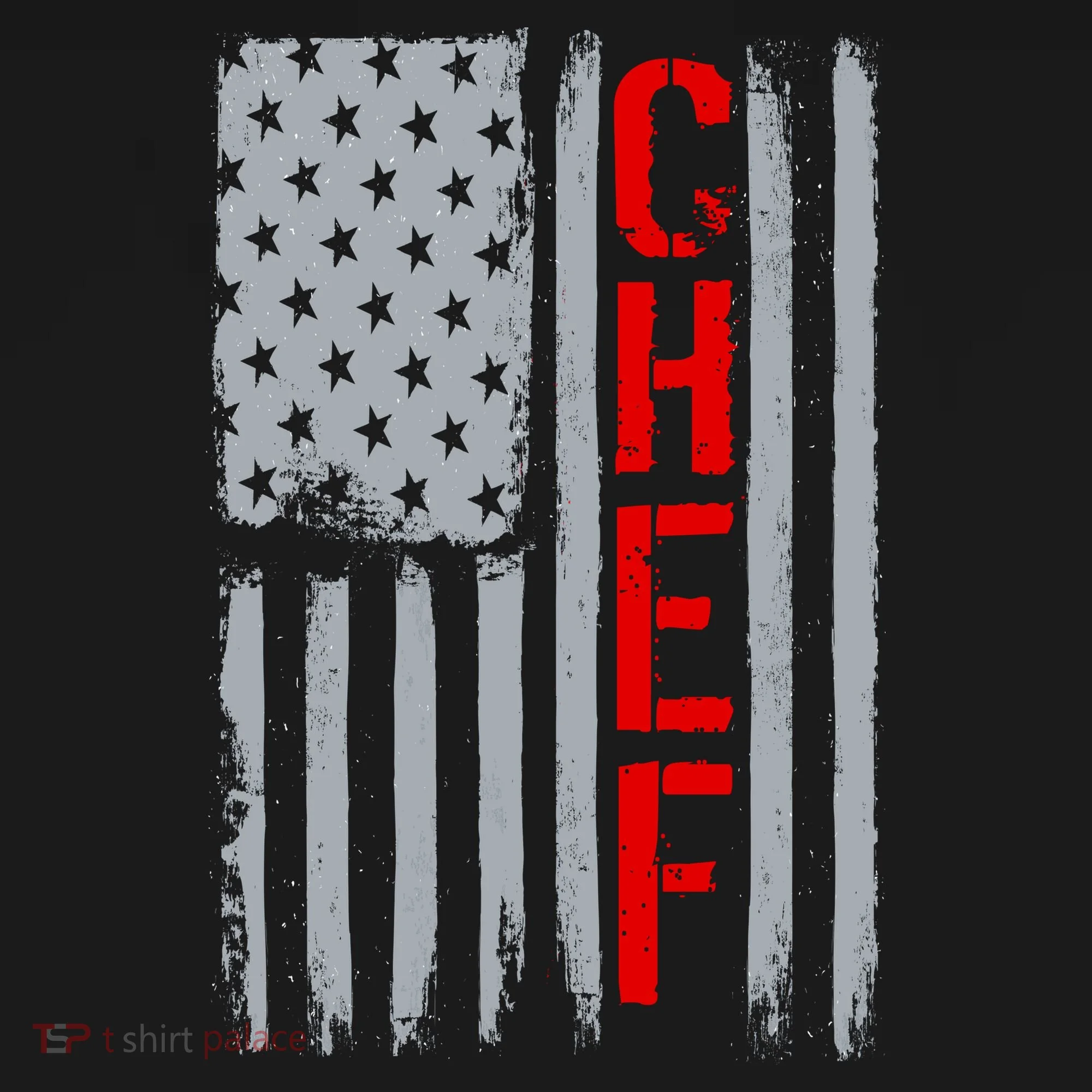 American Chef USA Flag Button