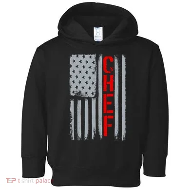 American Chef USA Flag Toddler Hoodie