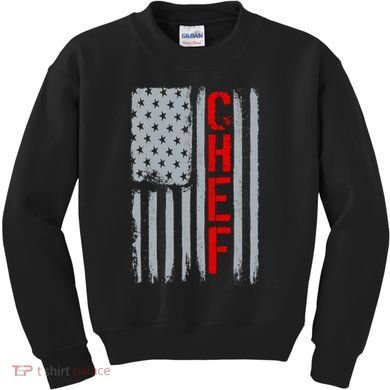 American Chef USA Flag Kids Sweatshirt