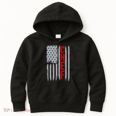 American Chef USA Flag Kids Hoodie