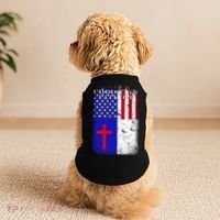 American Christian Patriot Red Cross Doggie Tank thumb 2