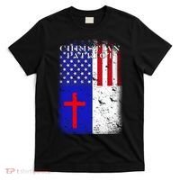 American Christian Patriot Red Cross T-Shirt thumb 0