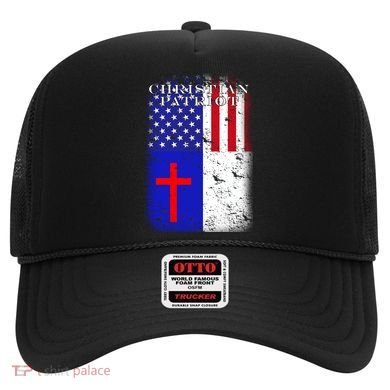 American Christian Patriot Red Cross Hat