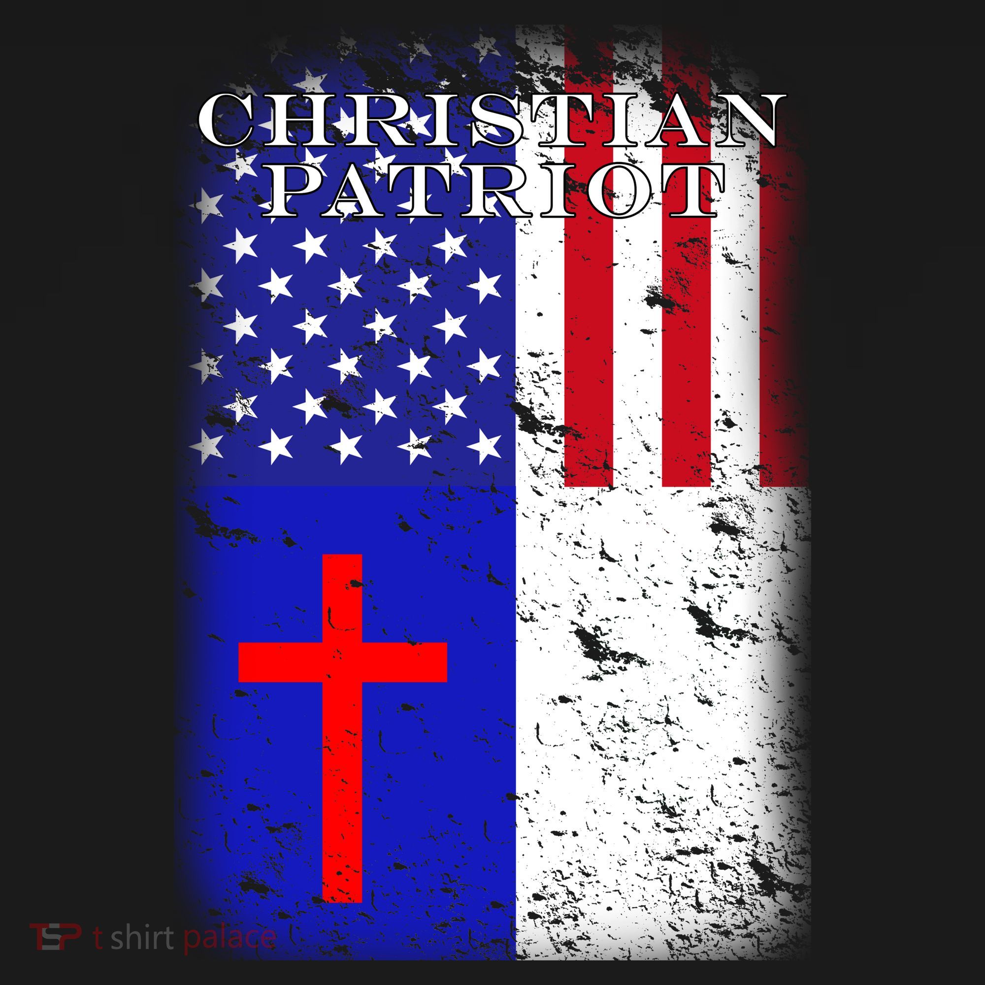 American Christian Patriot Red Cross Kids T-Shirt