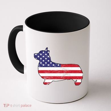 American Corgi Coffee Mug