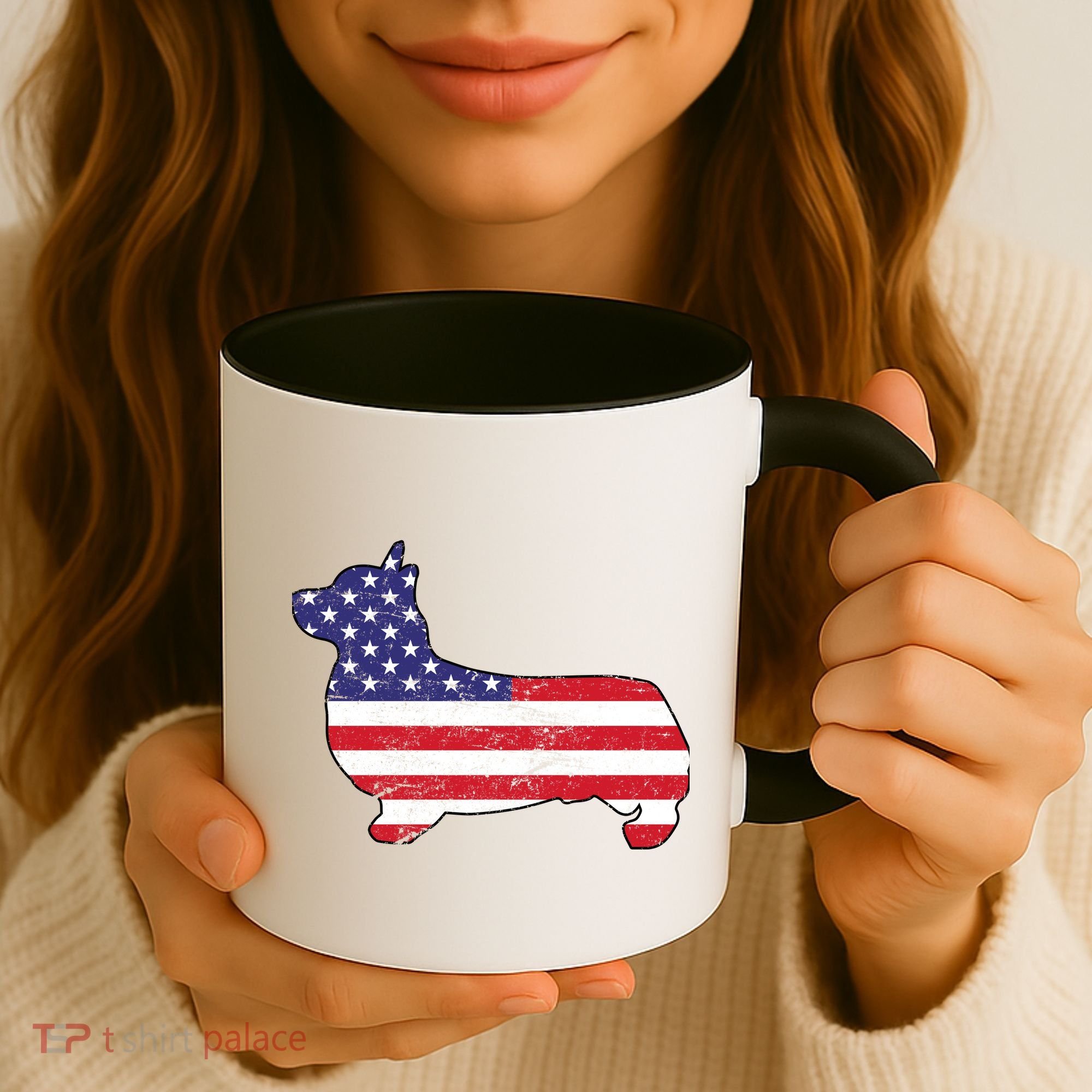American Corgi Coffee Mug