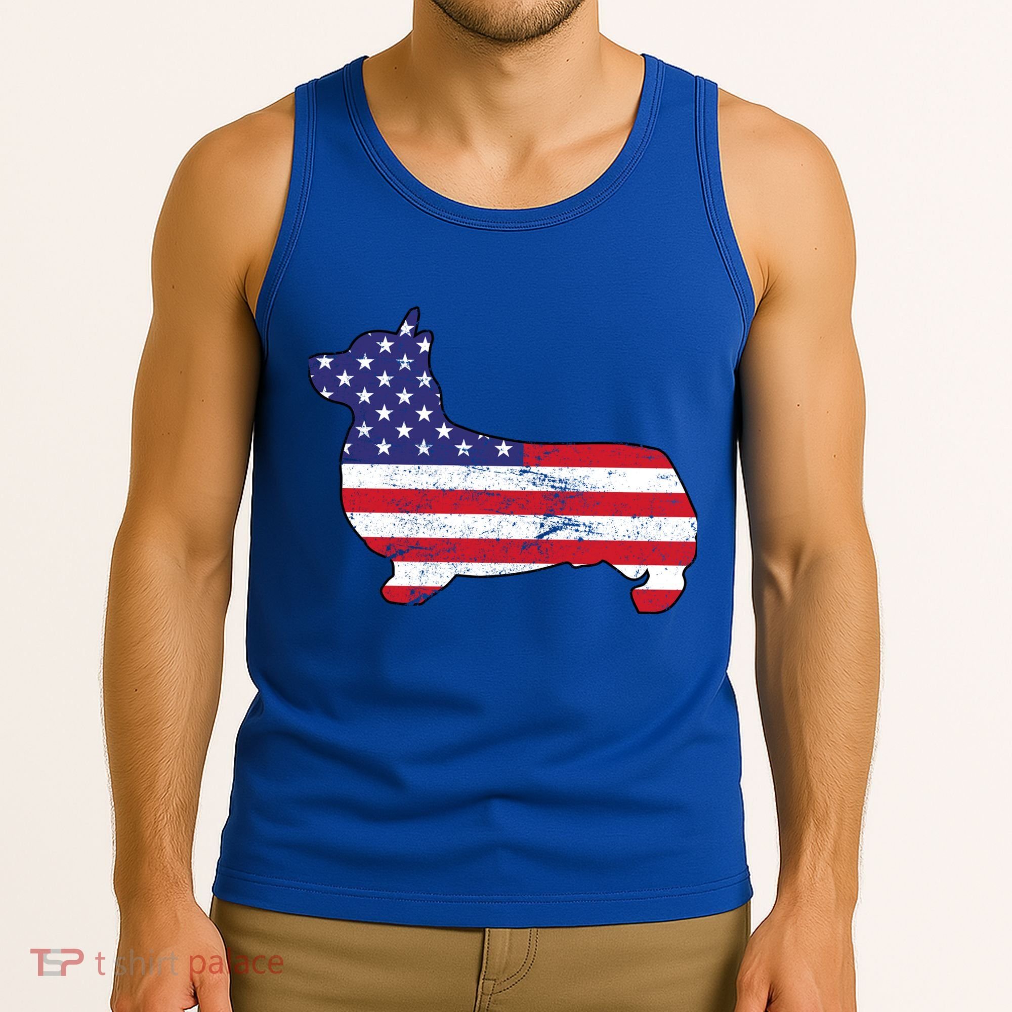 American Corgi Tank Top
