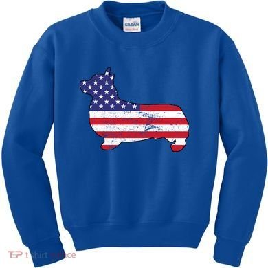 American Corgi Kids Sweatshirt