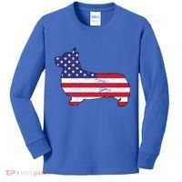 American Corgi Kids Long Sleeve Shirt thumb 0