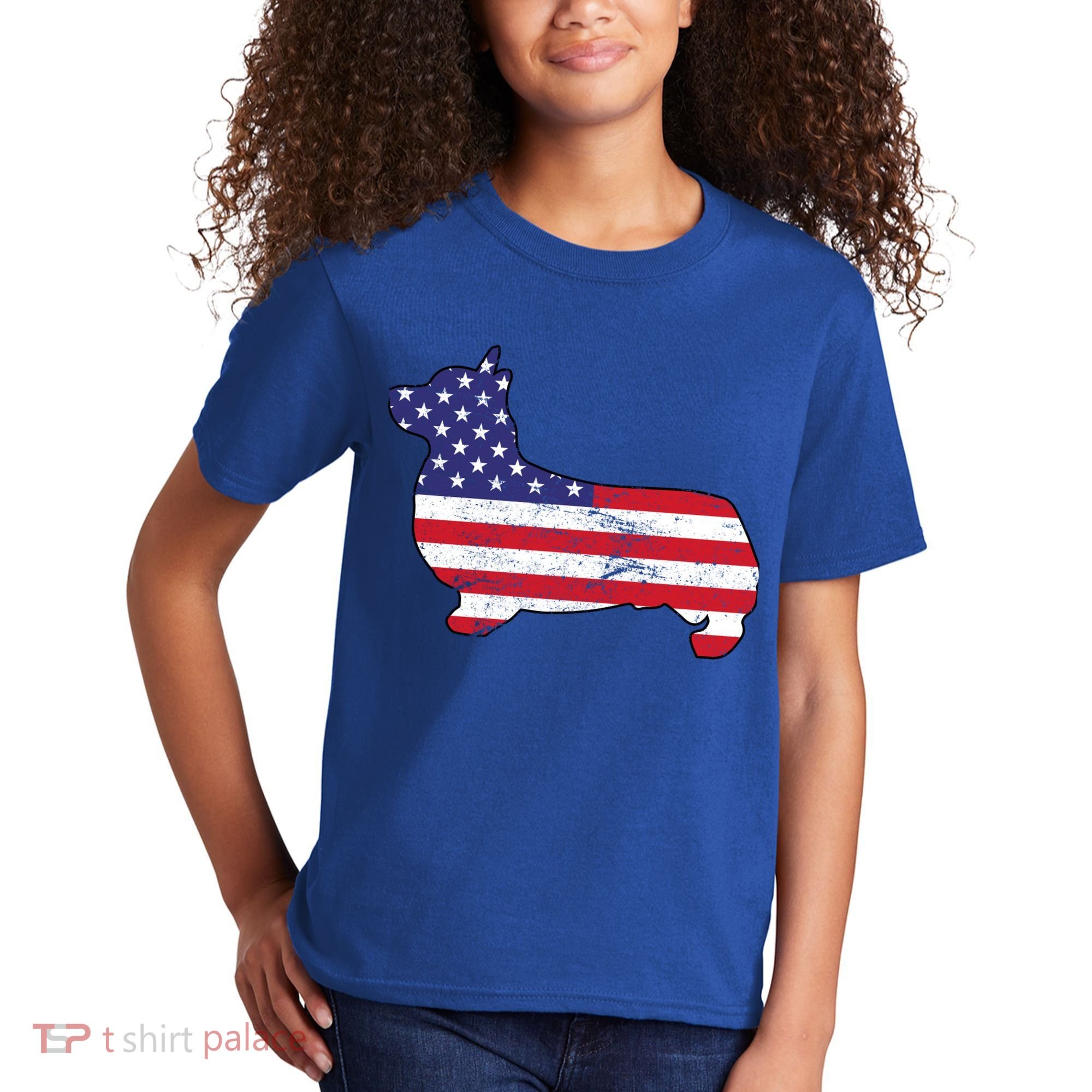 American Corgi Kids T-Shirt