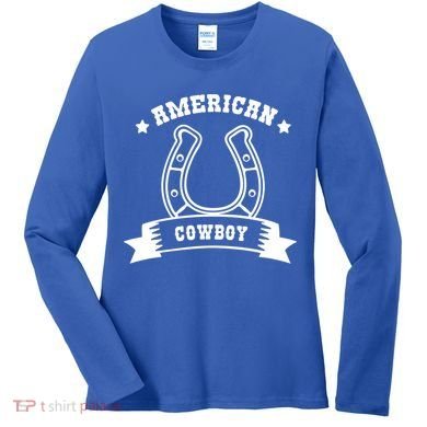 American Cowboy Vintage Women's Long Sleeve Shirt