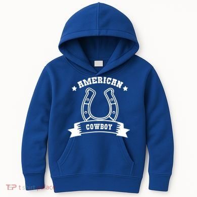 American Cowboy Vintage Kids Hoodie