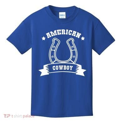American Cowboy Vintage Kids T-Shirt