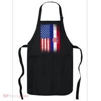 American Croatian Flag Croatia Pride Apron thumb 0