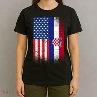 American Croatian Flag Croatia Pride T-Shirt thumb 4