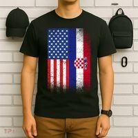 American Croatian Flag Croatia Pride T-Shirt thumb 6