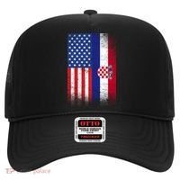 American Croatian Flag Croatia Pride Hat thumb 0