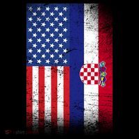 American Croatian Flag Croatia Pride Kids Sweatshirt thumb 2