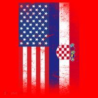 American Croatian Flag Croatia Pride Santa Hat thumb 1
