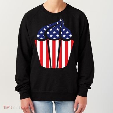 American Cupcake USA Flag Women's Sweatshirt