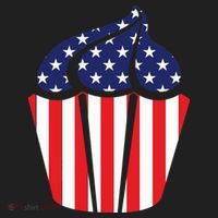 American Cupcake USA Flag Women's Sweatshirt thumb 2