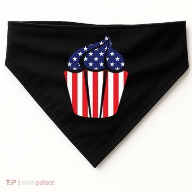 American Cupcake USA Flag USA-Made Doggie Bandana