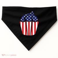 American Cupcake USA Flag USA-Made Doggie Bandana thumb 0