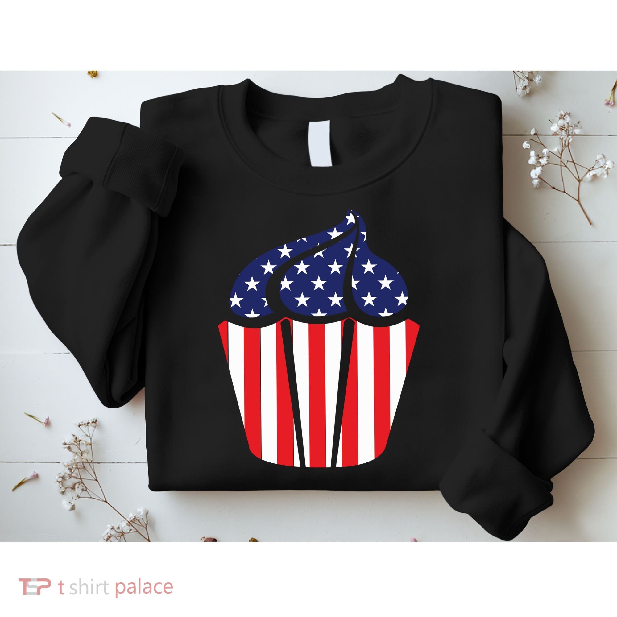 American Cupcake USA Flag Sweatshirt