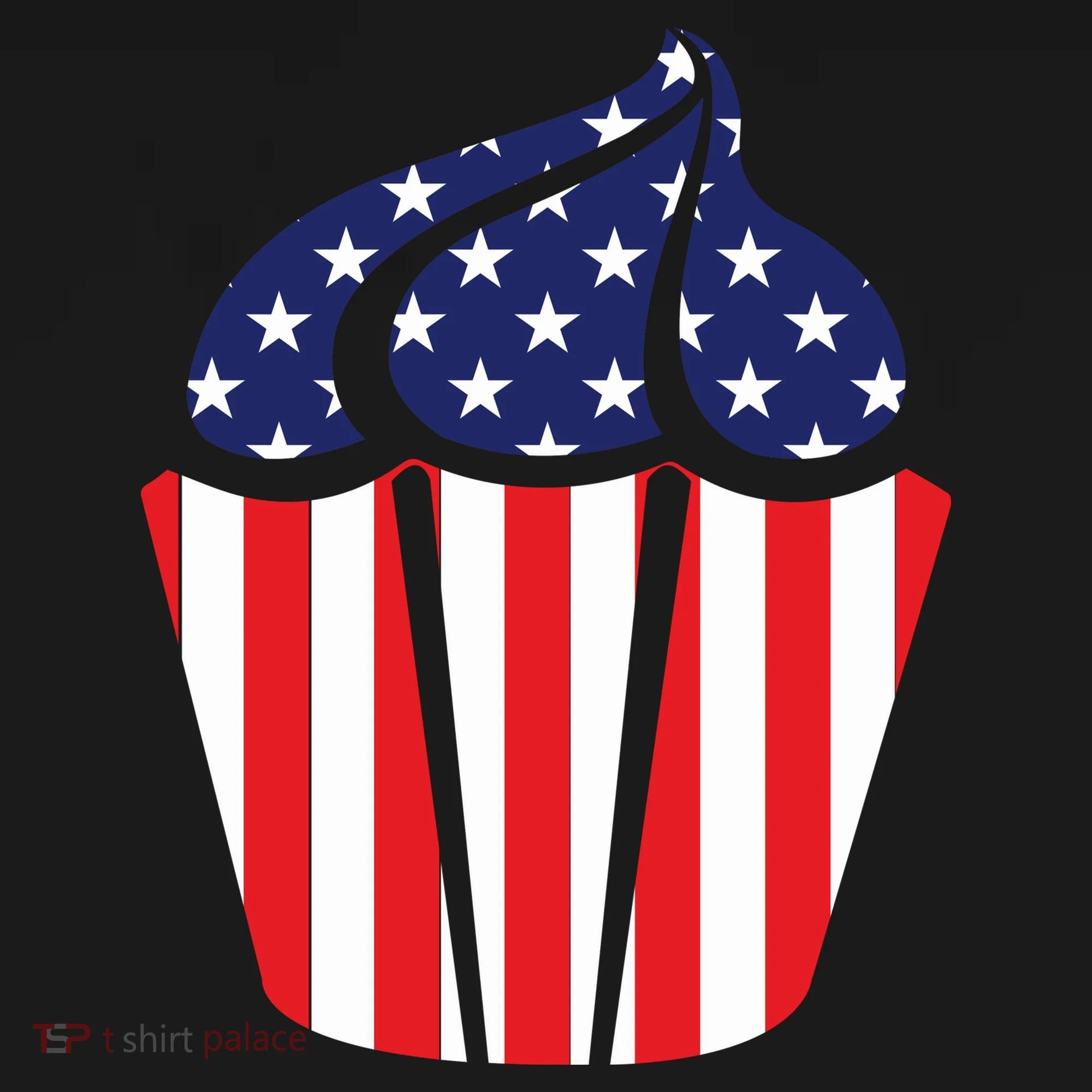 American Cupcake USA Flag Sweatshirt