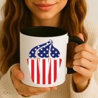 American Cupcake USA Flag Coffee Mug thumb 3