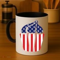 American Cupcake USA Flag Coffee Mug thumb 4