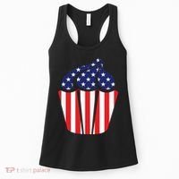 American Cupcake USA Flag Women's Tank Top thumb 0