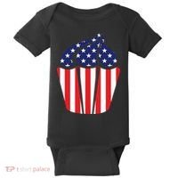 American Cupcake USA Flag Baby Bodysuit thumb 0