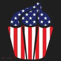 American Cupcake USA Flag Golf Towel thumb 3