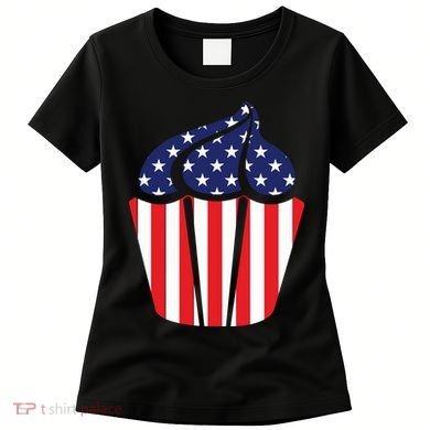 American Cupcake USA Flag Women's T-Shirt