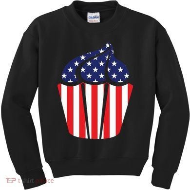 American Cupcake USA Flag Kids Sweatshirt