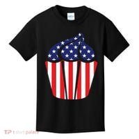 American Cupcake USA Flag Kids T-Shirt thumb 0