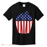 American Cupcake USA Flag Kids T-Shirt thumb 0