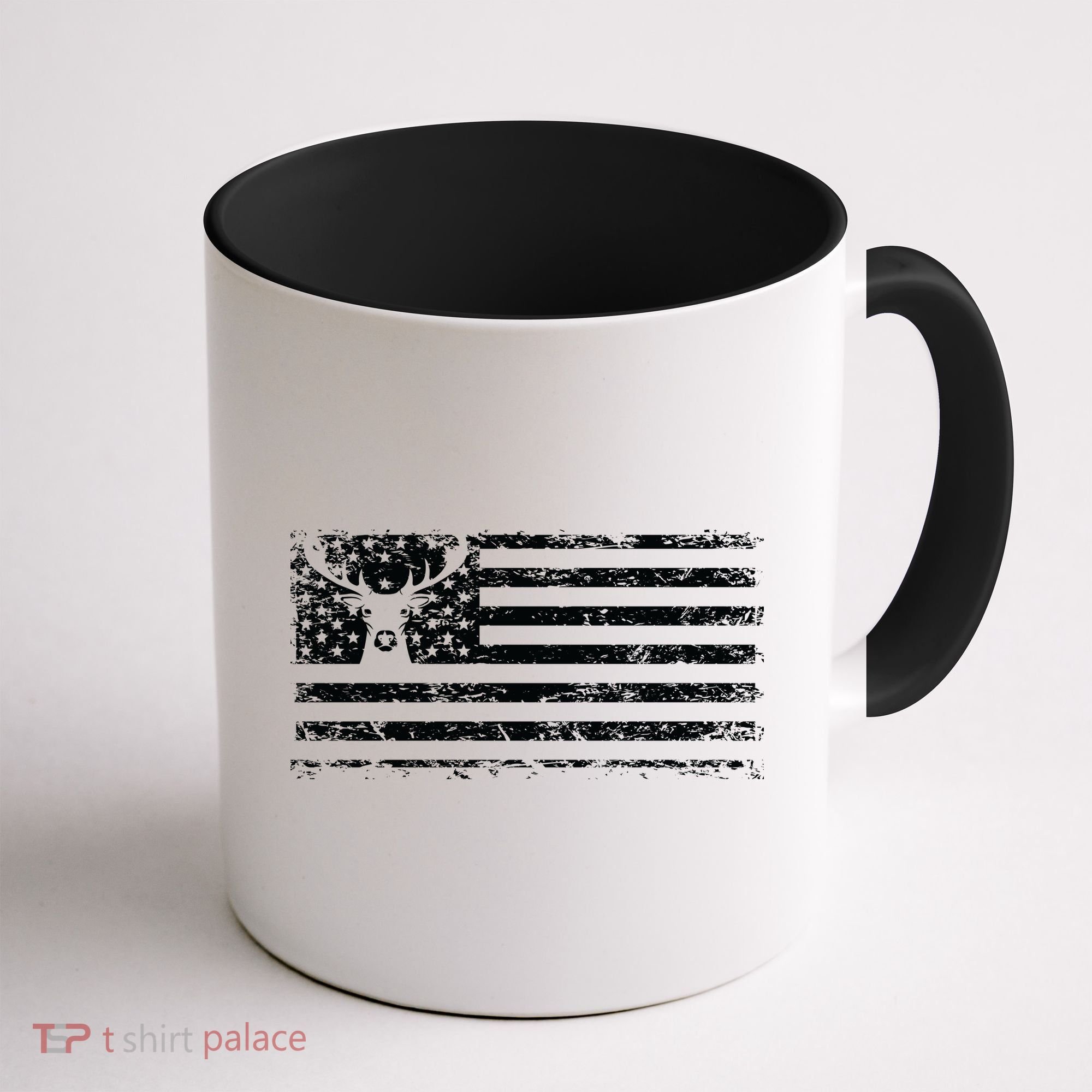 American Deer Hunting Flag Coffee Mug