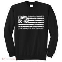 American Deer Hunting Flag Tall Sweatshirt thumb 0