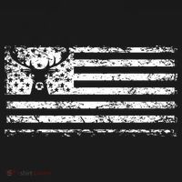 American Deer Hunting Flag Tall Sweatshirt thumb 2