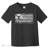 American Deer Hunting Flag Toddler T-Shirt thumb 0