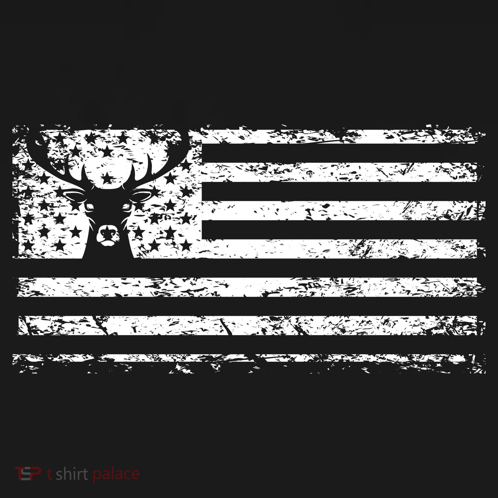American Deer Hunting Flag Full Zip Hoodie