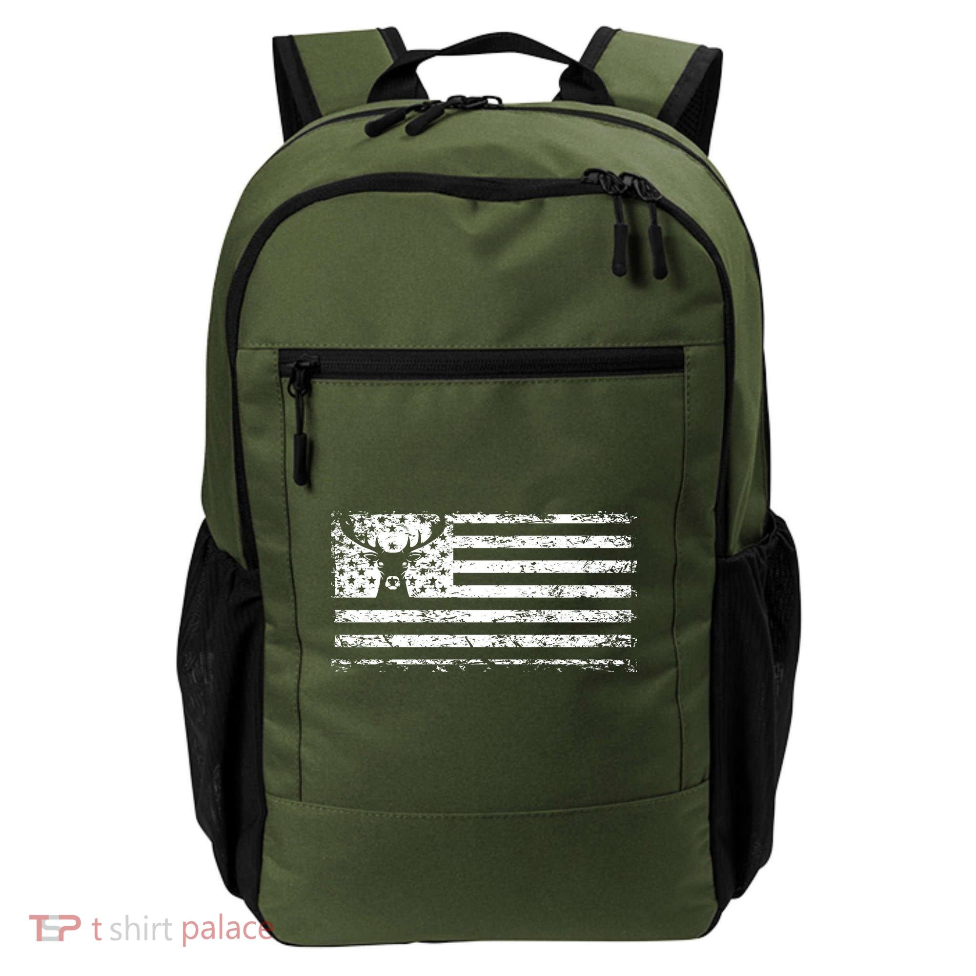 American Deer Hunting Flag Backpack