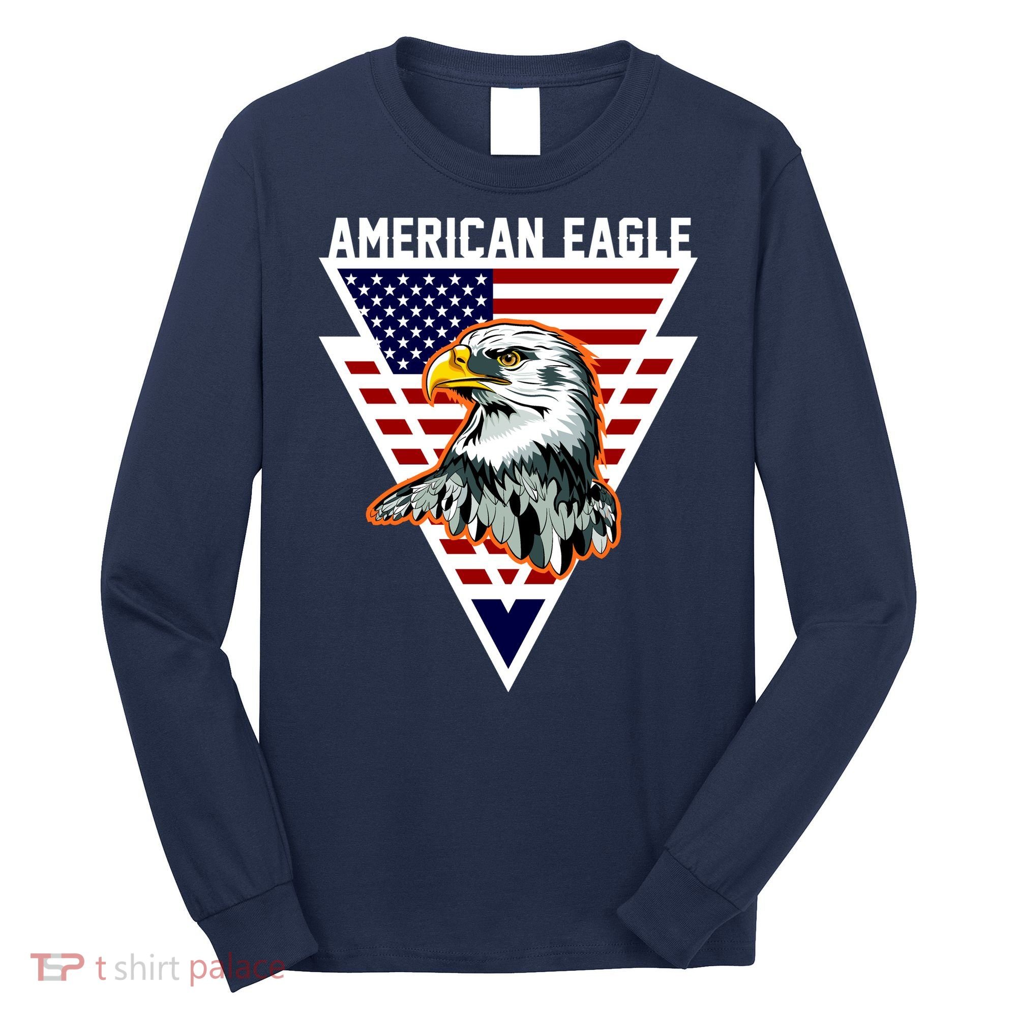 American Eagle USA Pride Long Sleeve Shirt