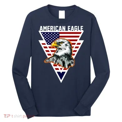 American Eagle USA Pride Long Sleeve Shirt