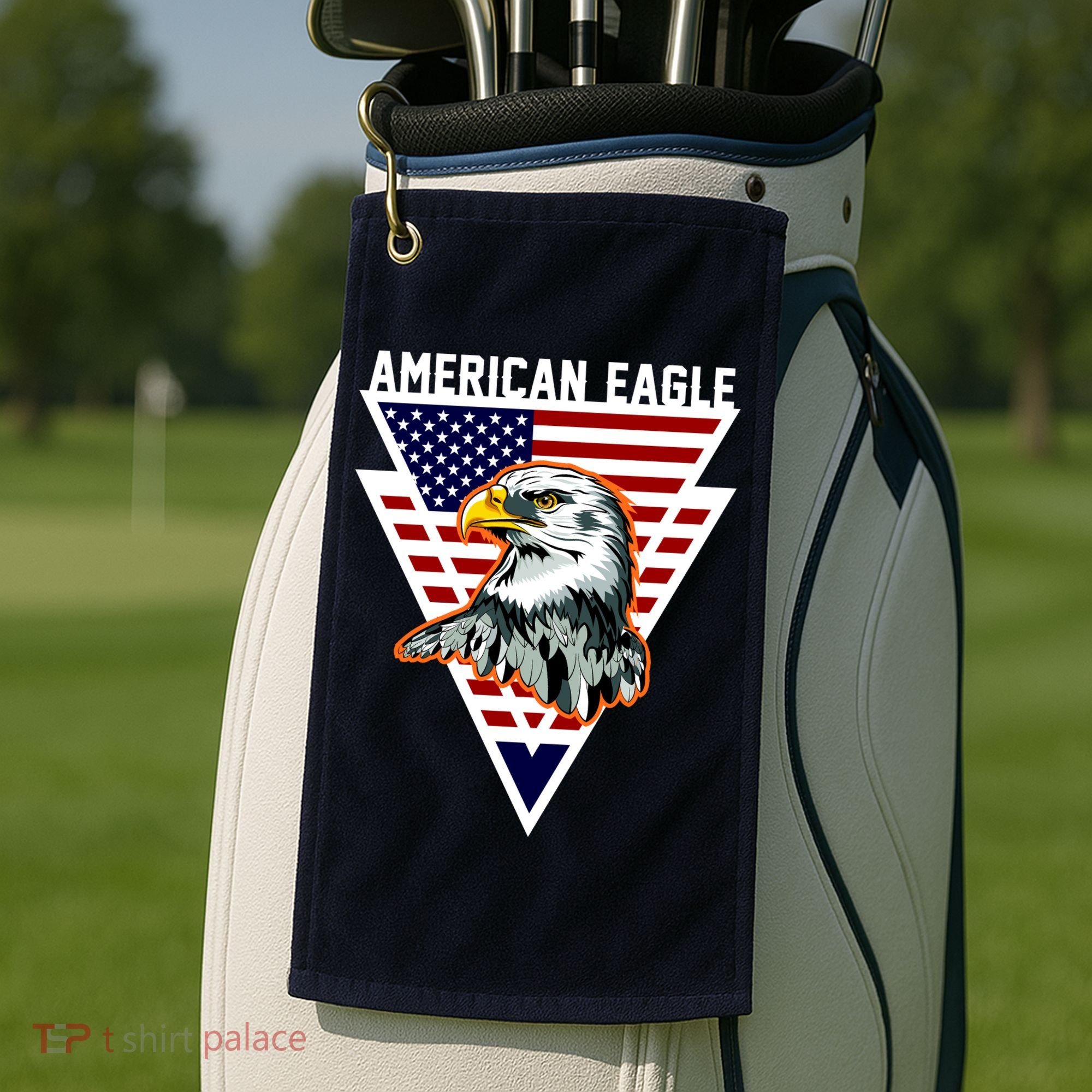 American Eagle USA Pride Golf Towel