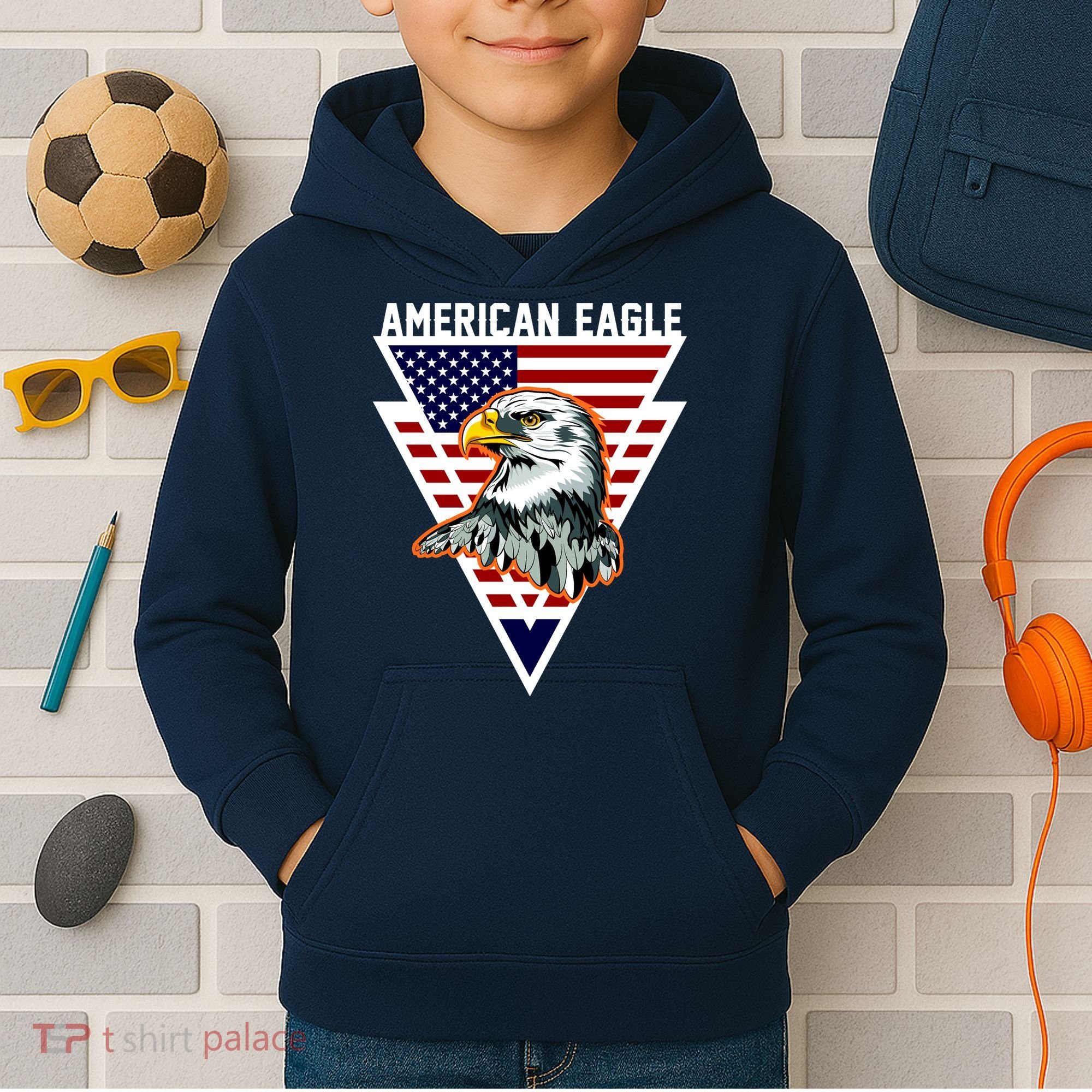 American Eagle USA Pride Kids Hoodie