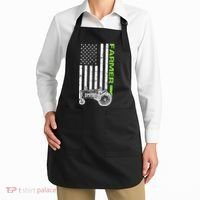 American Farmer USA Tractor Flag Apron thumb 2