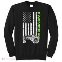 American Farmer USA Tractor Flag Sweatshirt thumb 0